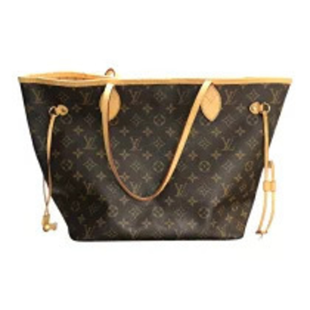 Louis Vuitton Neverfull Brown Monogram Canvas Tote Bag